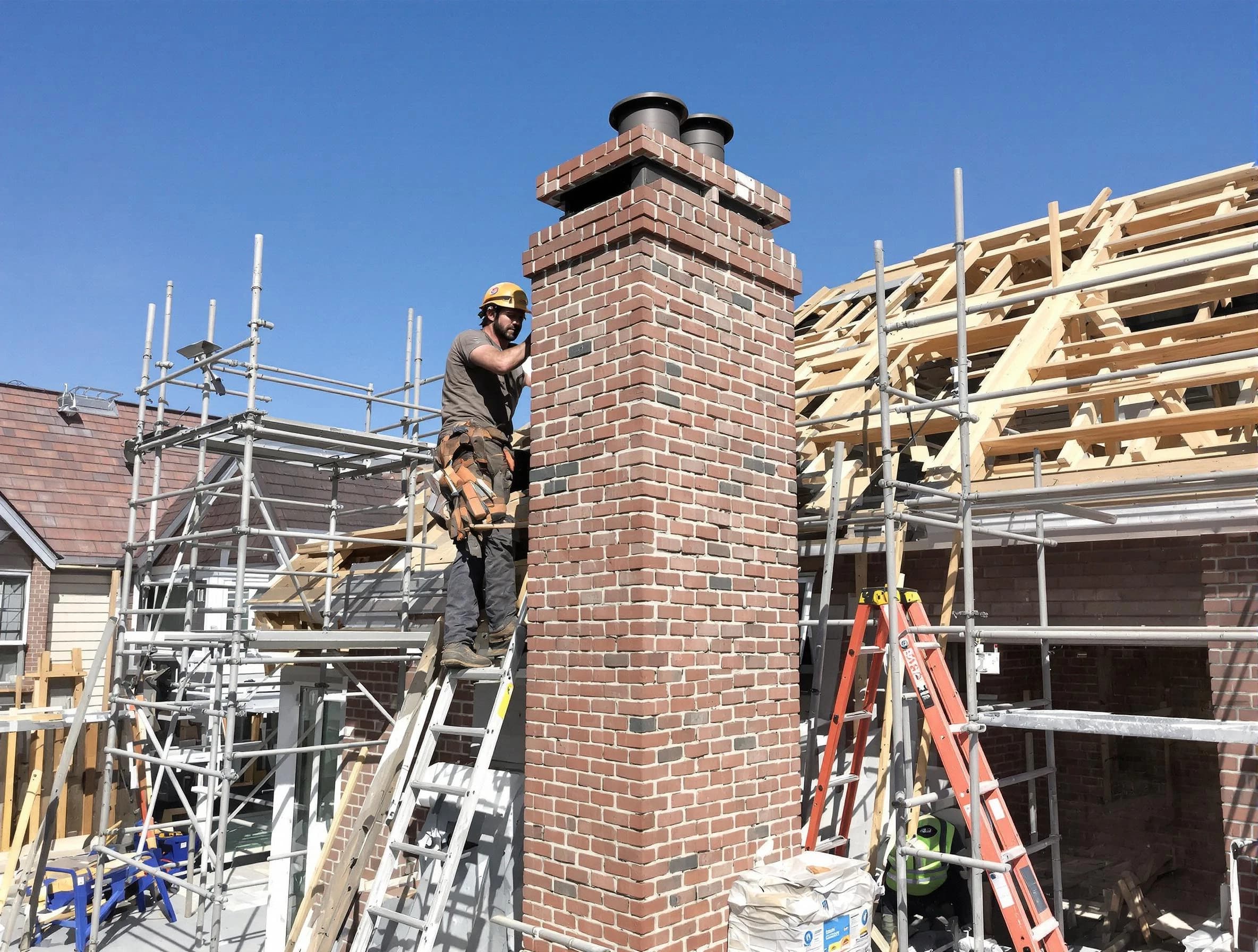 New chimney installation completed by Hingham Chimney Sweep in Hingham, MA