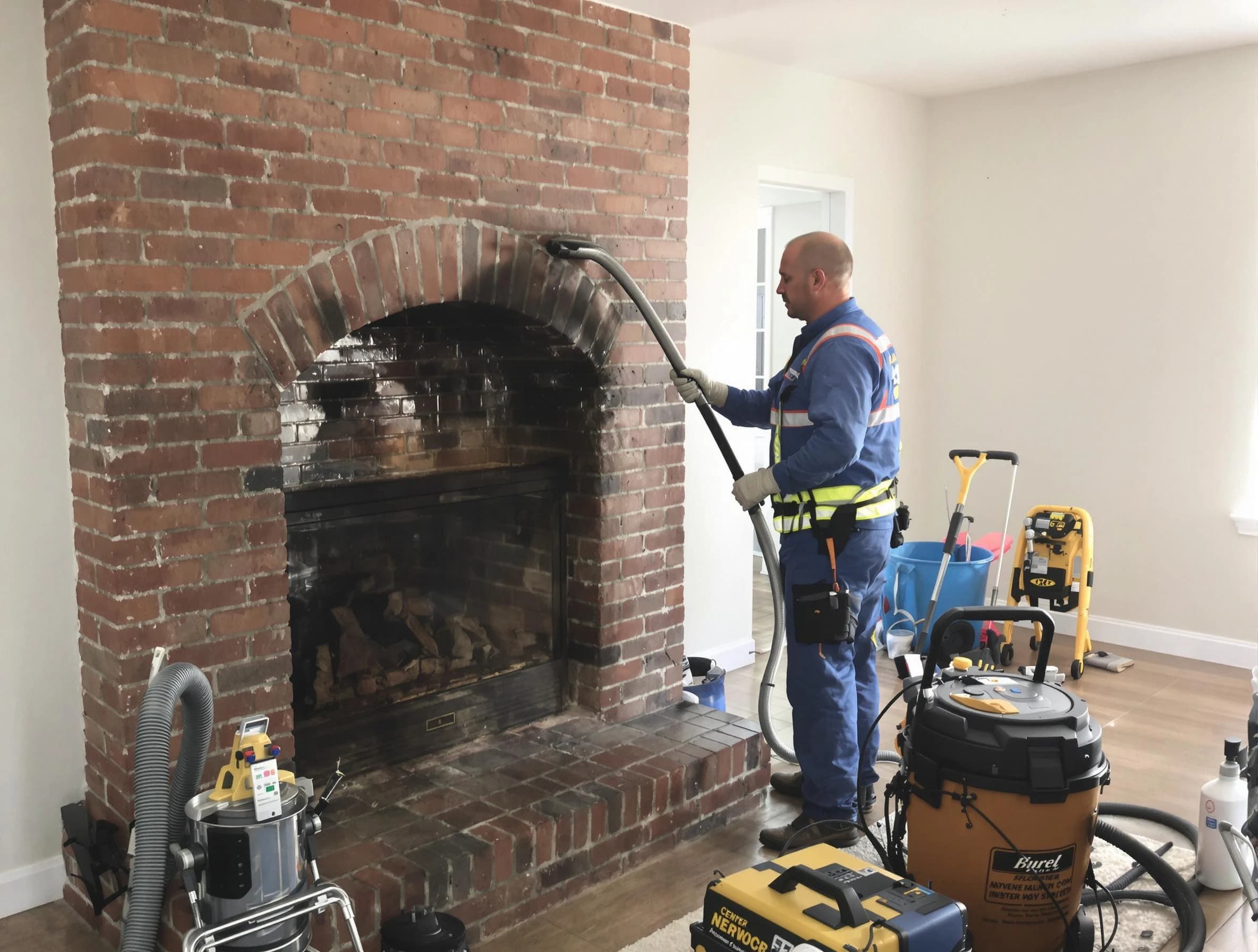 Hingham Chimney Sweep expert performing detailed chimney sweep in Hingham, MA