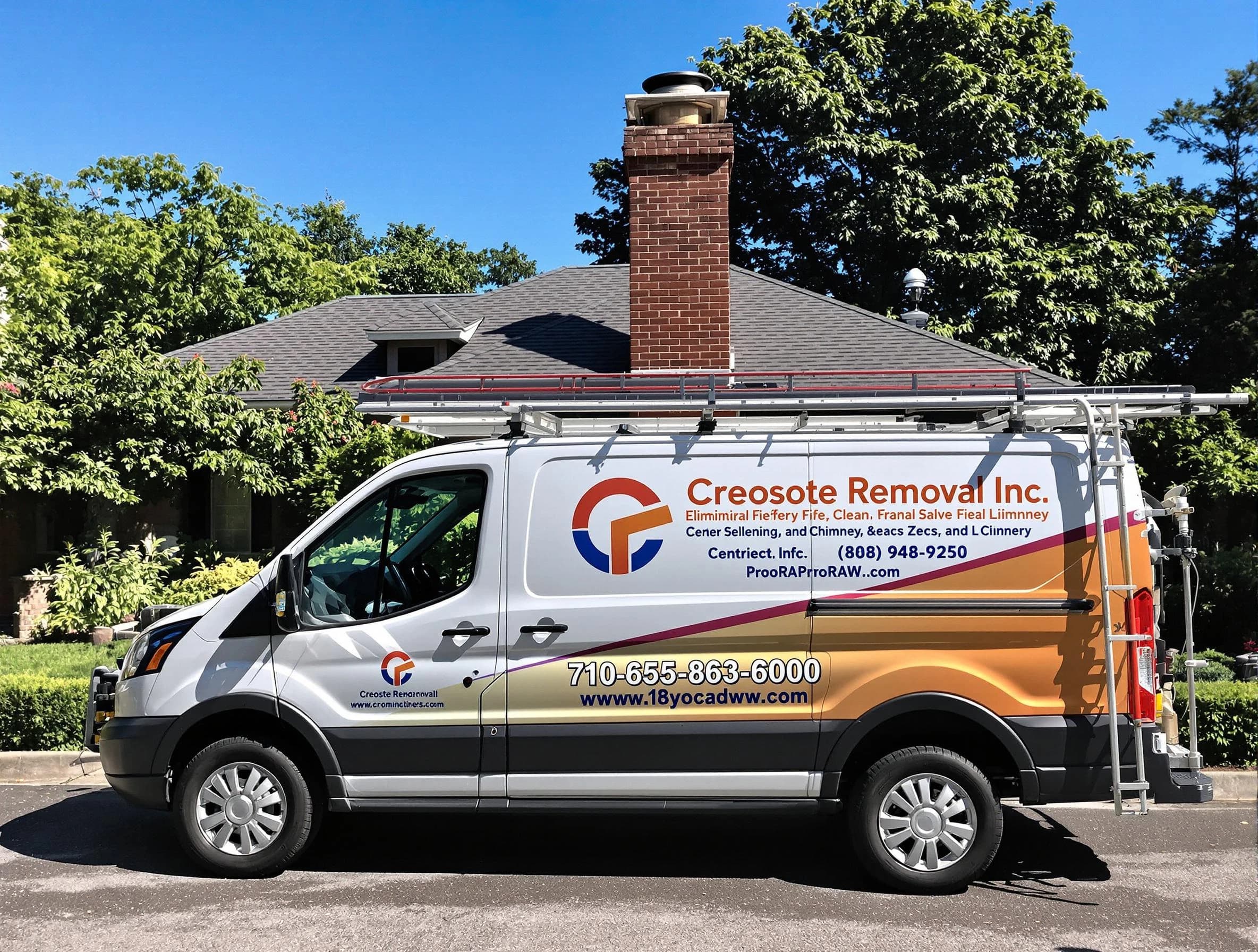 Hingham Chimney Sweep technician removing creosote safely in Hingham, MA