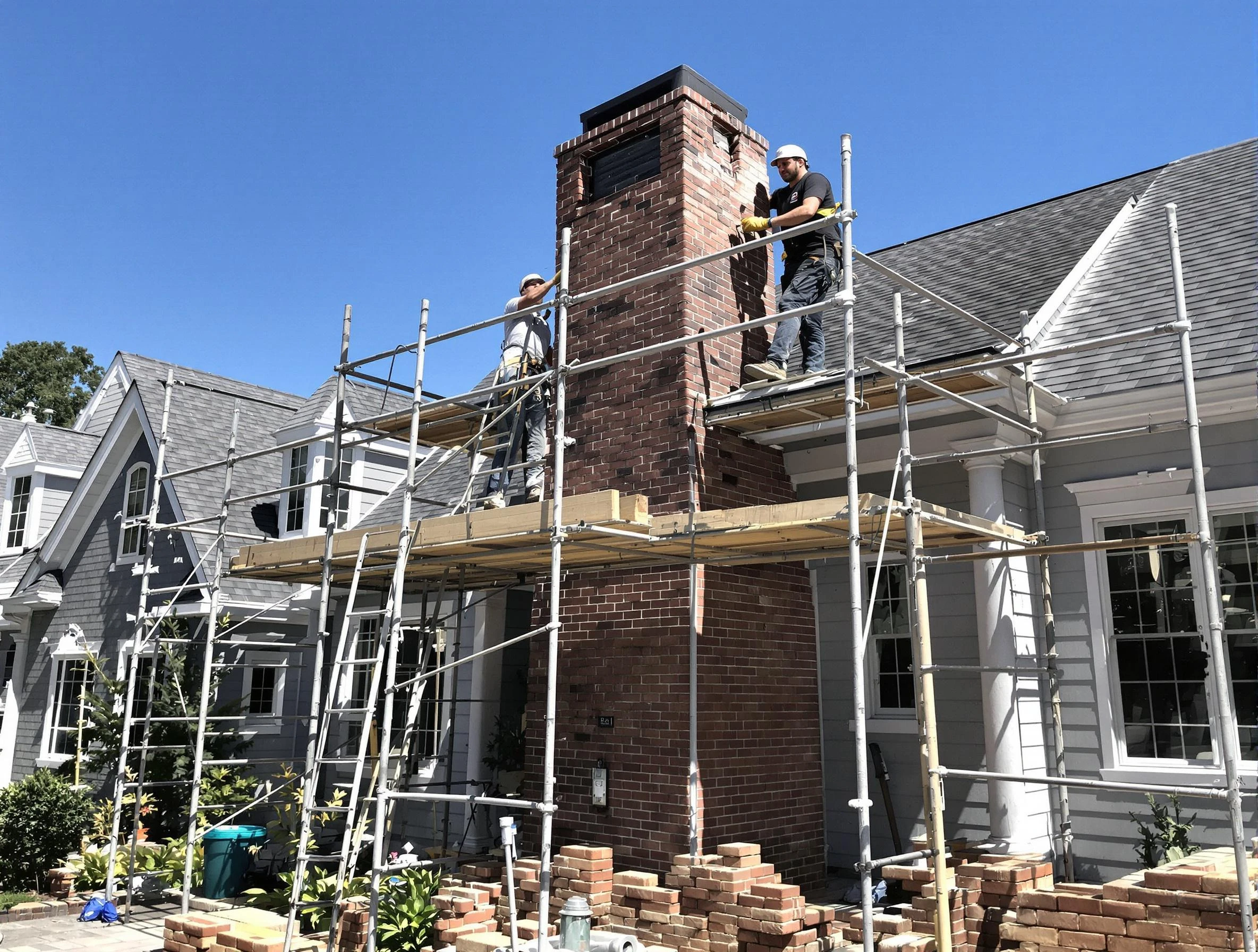 Chimney Rebuilding in Hingham