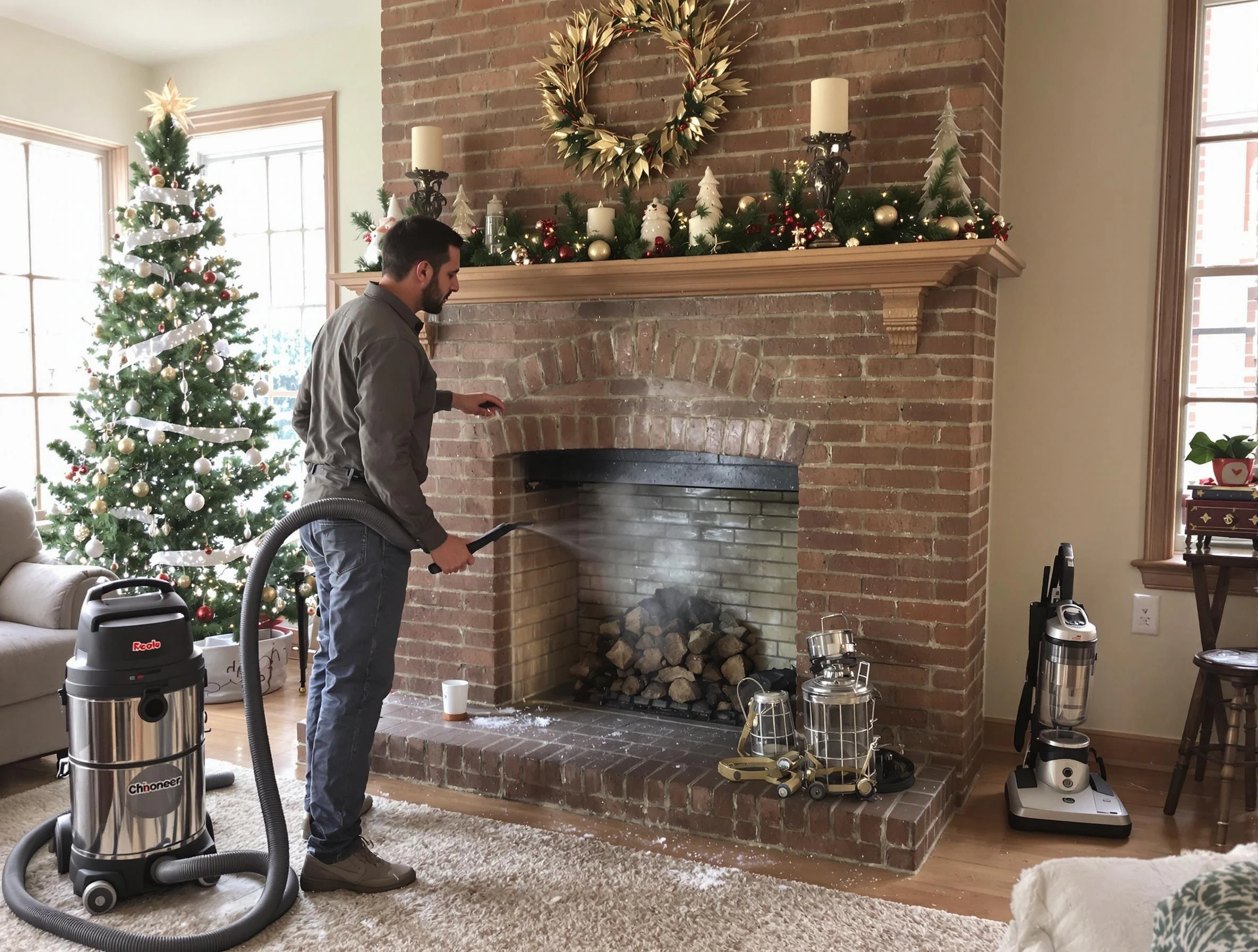 Fireplace Cleaning in Hingham