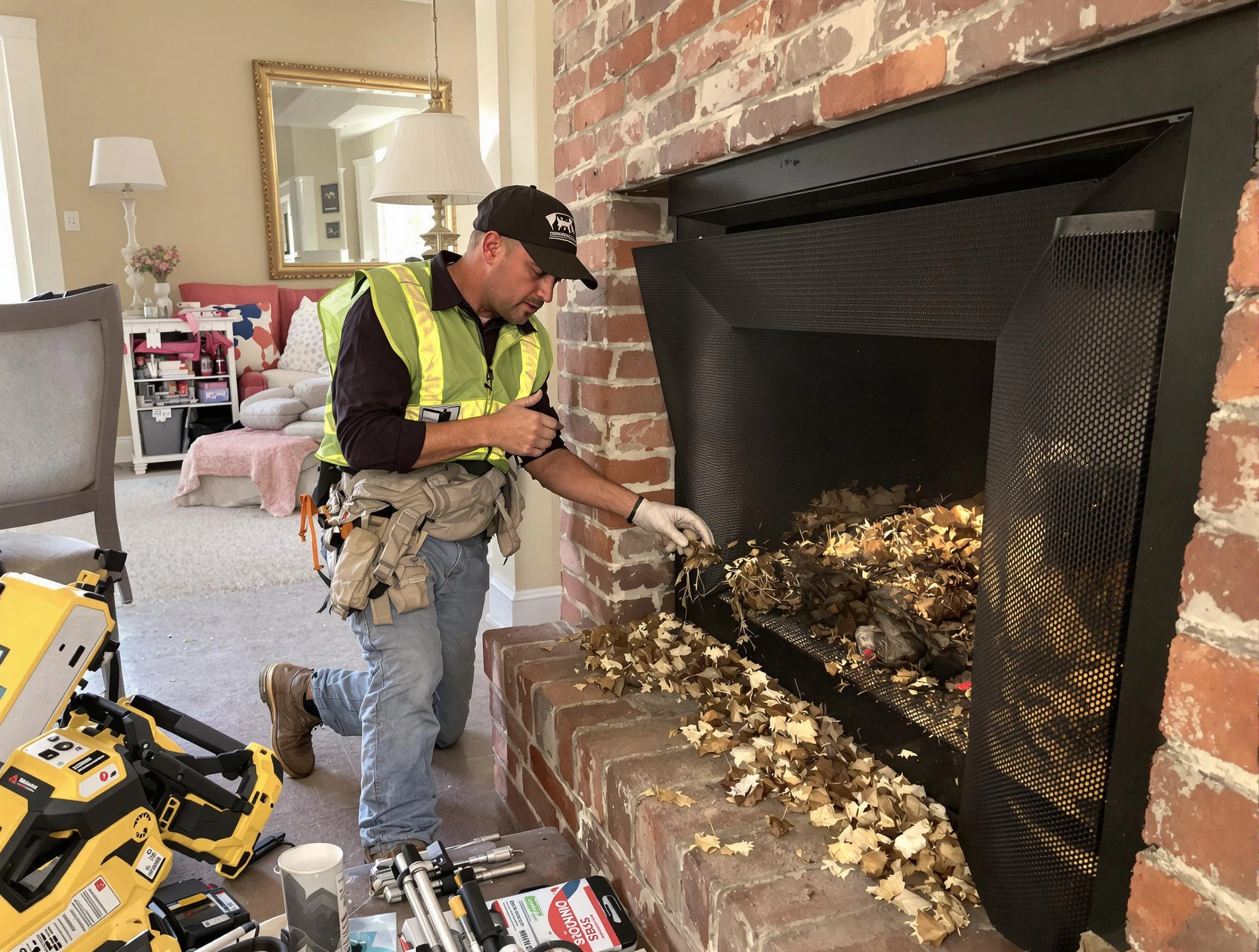 Safe screening installation by Hingham Chimney Sweep in Hingham, MA
