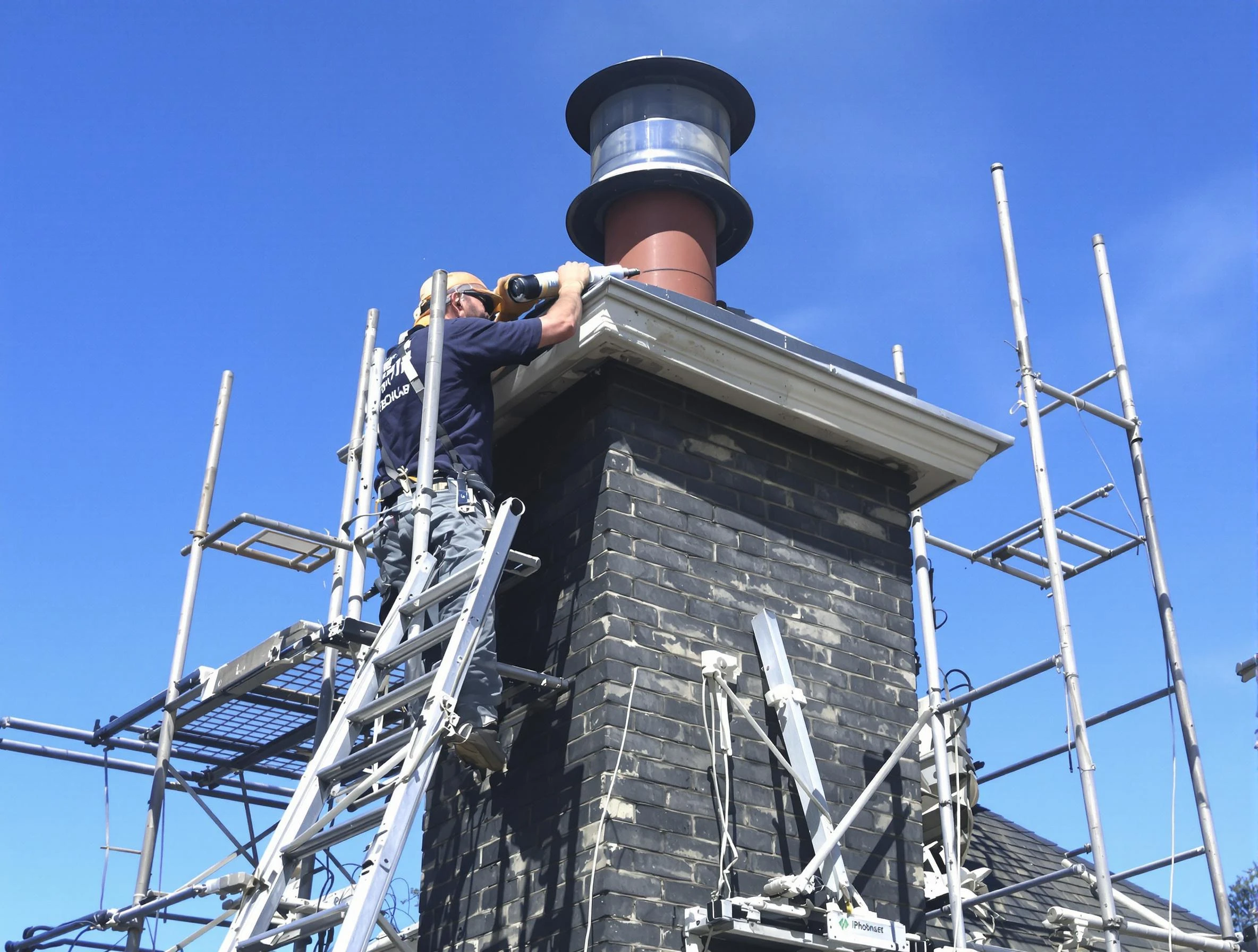 Sturdy chimney crown finished by Hingham Chimney Sweep in Hingham, MA
