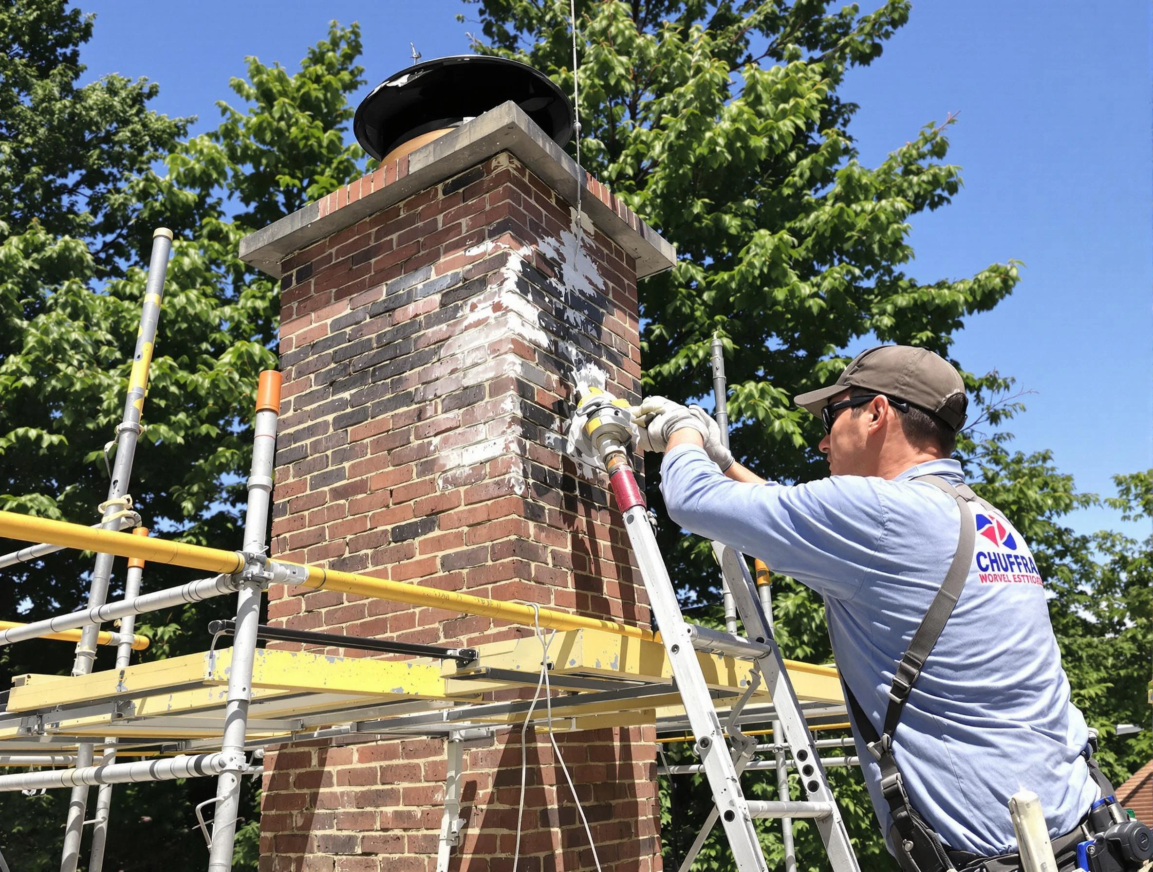 Structural chimney repair by Hingham Chimney Sweep in Hingham, MA